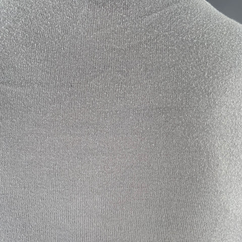 SAKS FIFTH AVENUE Size M Grey Charcoal Ombre Cotton V-Neck Cardigan