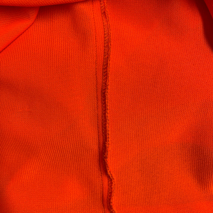 JIL SANDER Size M Orange Neon Jersey Polyester Crew-Neck T-shirt