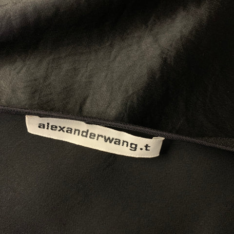 ALEXANDER WANG Size M Black Mini Skirt