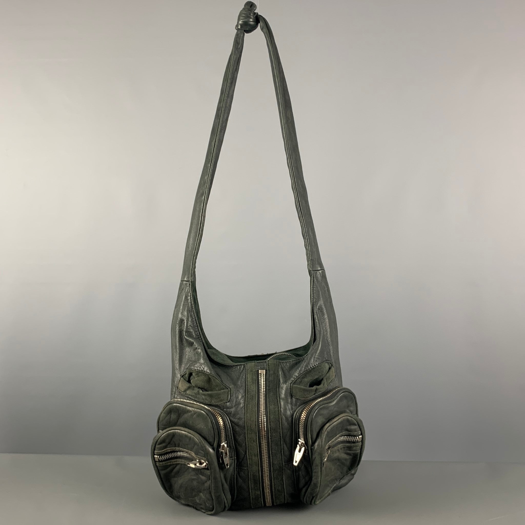 ALEXANDER WANG Green Leather Hobo Handbag – Sui Generis