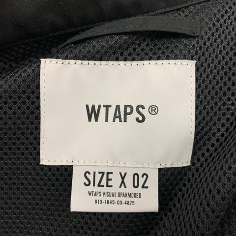 WTAPS Size M Black Polyester Cotton Zip Jacket