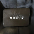 AKRIS Size 10 Black Suede & Wool Zip Off Sport Coat Jacket AKRIS