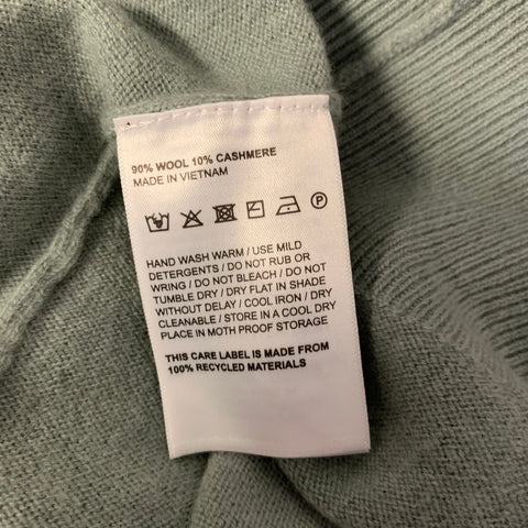 RODD & GUNN Size XL Green Sage Wool Cashmere Crew-Neck Sweater