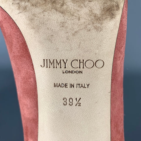 JIMMY CHOO Size 9 Pink Suede J000141547395 Suede Pumps