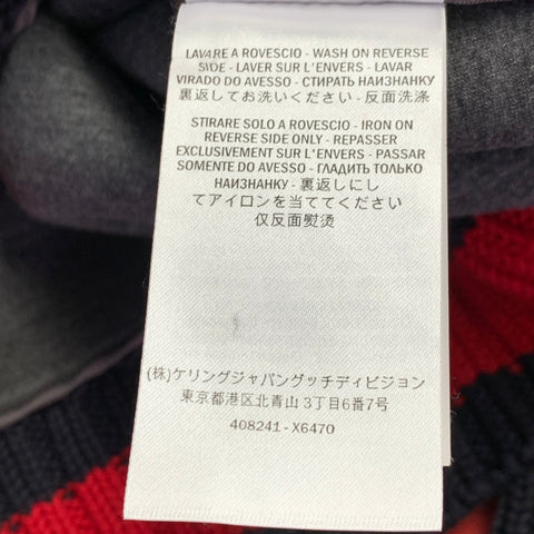 GUCCI Size XL Red Multi Color Print Modal Crew Neck Sweatshirt