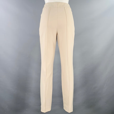 LAFAYETTE 148 Size 6 Cream Polyamide Blend Side Zipper Dress Pants