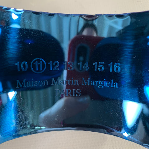 MAISON MARTIN MARGIELA Blue Metallic Metal Bracelet