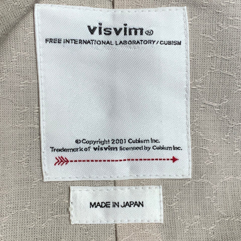 VISVIM Size M Peyton Swing Brown Wool Linen Zip Up Jacket