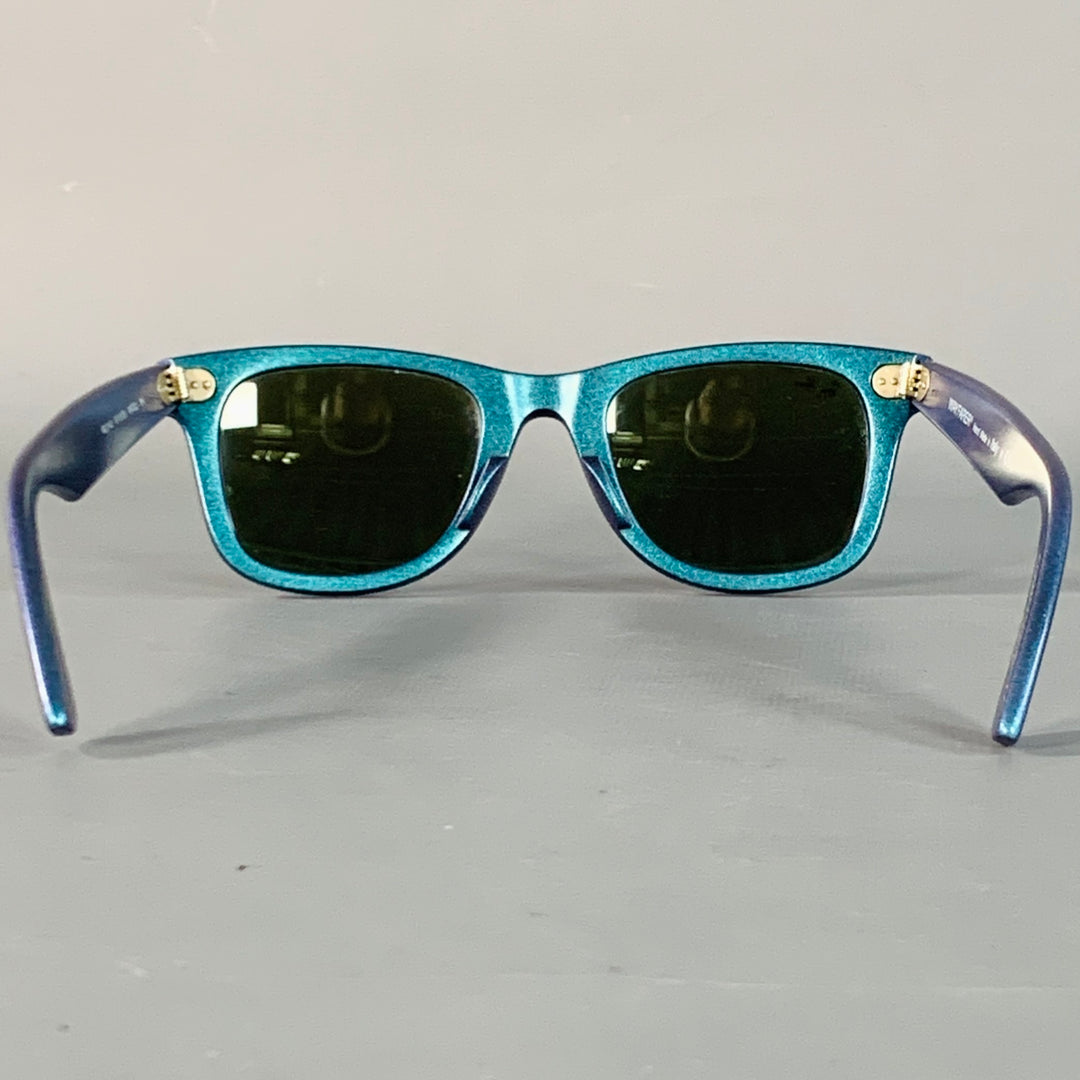 RAY-BAN COSMO COLLECTION One Size Blue Glitter Acetate Mirrored Sunglasses