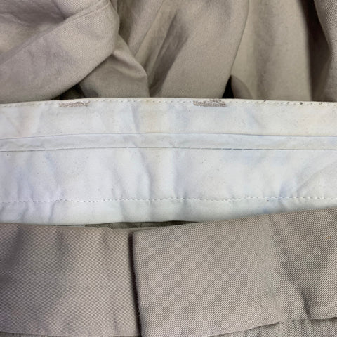 WOOD WOOD Size 30 Aaren Cream Cotton Pleated Casual Pants
