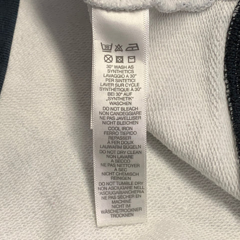 PS by PAUL SMITH Size XL White Navy Landscape Graphic Cotton Hoodie Sweatshirt