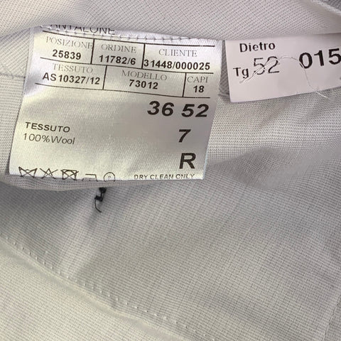 CANALI Size 36 Grey Charcoal Wool Tapered Zip Fly Dress Pants