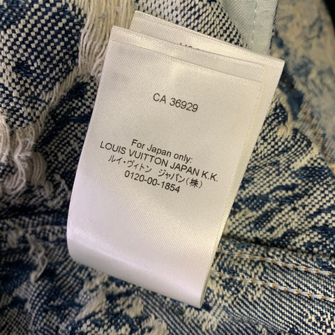 Veste en jean vieilli LOUIS VUITTON FW 2022