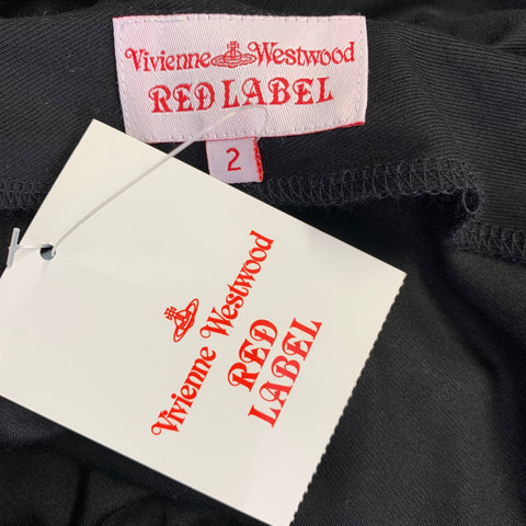 VIVIENNE WESTWOOD Red Label Size 2 Black Long Sleeve Dress