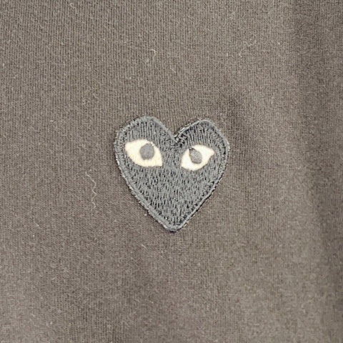 COMME des GARCONS PLAY Size S Black Cotton Oversized T-shirt