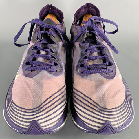 NIKE x UNDERCOVER Size 12 Zoom Fly Purple Mesh Athletic Sneakers