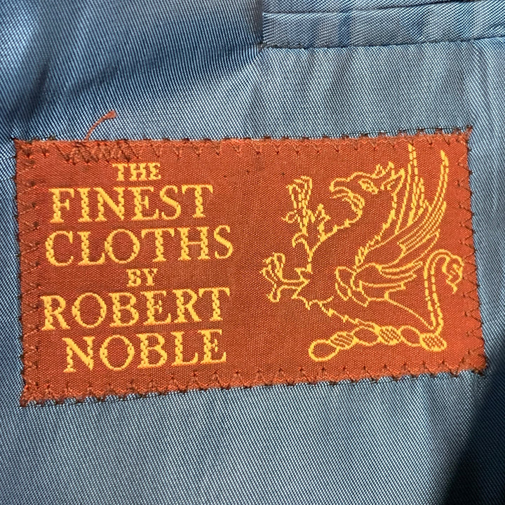 O'CONNELL'S Size 42 Long Brown Green Glenplaid Wool Sport Coat