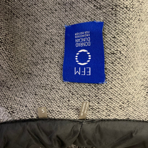 ENGINEERED FOR MOTION Size S Grey Black Wool Blend Double Breasted Jacket