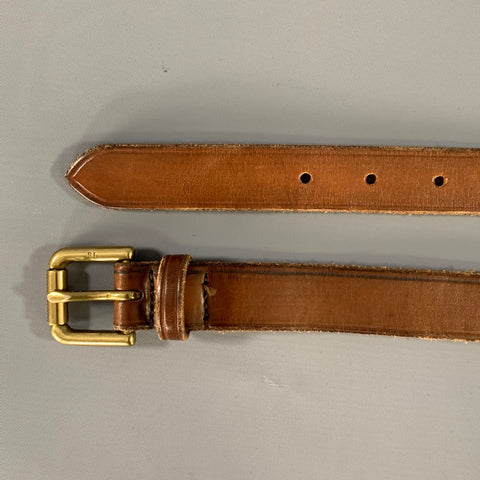 RALPH LAUREN Brown Leather Fanny Pack Bags & Leather Goods