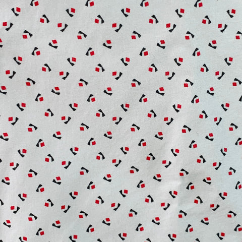JOHN VARVATOS * U.S.A. Size XL White Black Red Graphic Short Sleeve Shirt