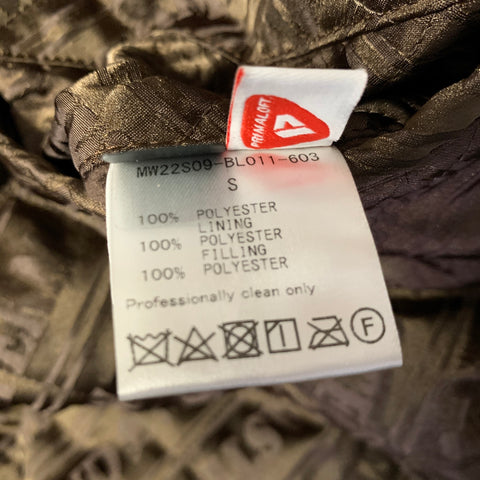 MASTERMIND JAPAN Size S Brown Textured Polyester Trucker Jacket