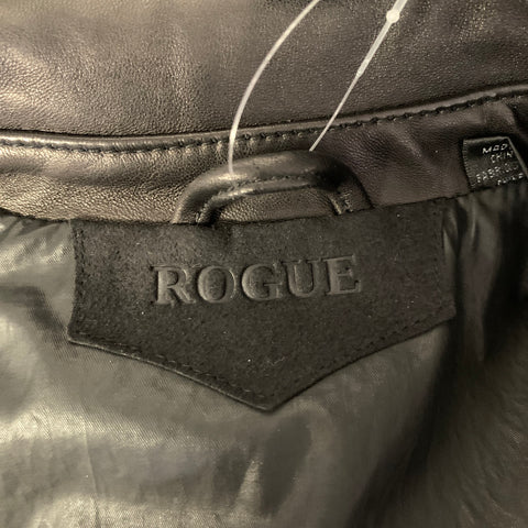 ROGUE Size M Black Leather Jacket