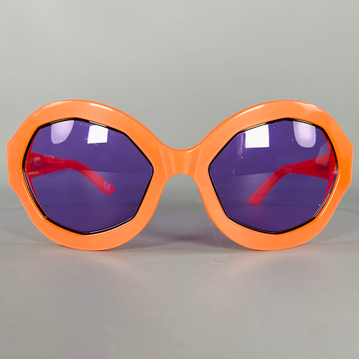 MARNI Cumulus Cloud Orange Acetate Sunglasses