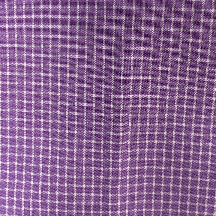 POLO by RALPH LAUREN Size XXL Purple White Checkered Cotton Long Sleeve Shirt