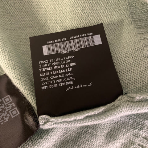 PRADA Size XL Green Mint Knitted Cashmere Crew Neck Pullover