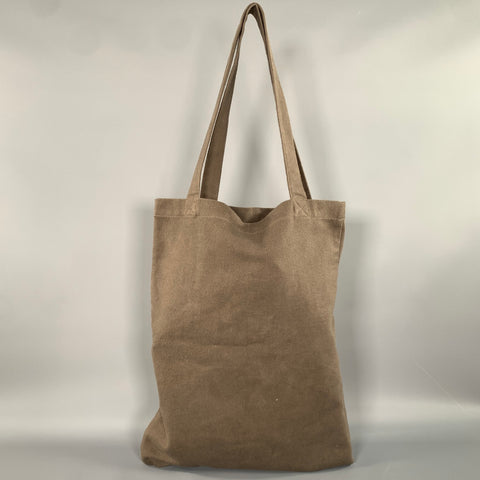 DRKSHDW Khaki Olive Cotton Canvas Tote Bag
