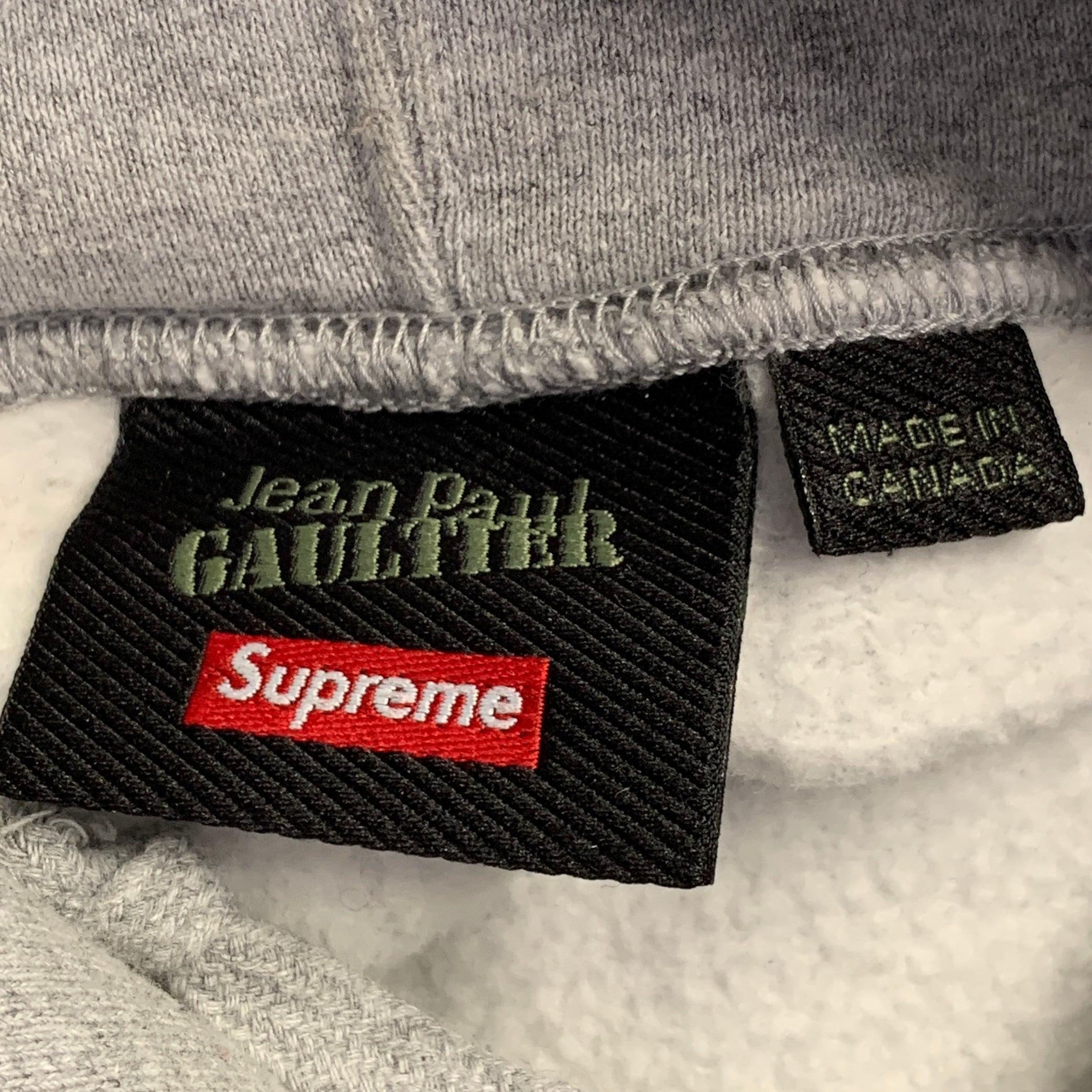 JEAN PAUL GAULTIER x SUPREME SS19 Size L Grey Multi Color Floral