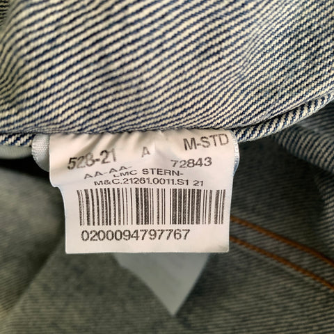 LEVI'S MADE & CRAFTED Size M Blue Light Blue Washed Cotton Trucker Jacket