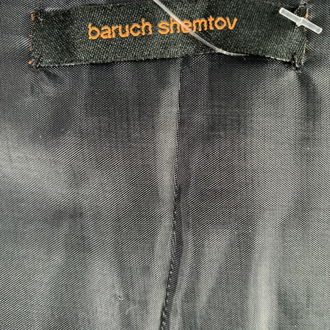 BARUCH SHEMTOV Gold Black Chinoiserie Cummerbund