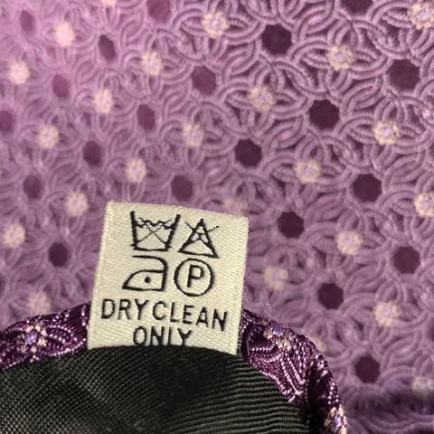 VALENTINO Purple Lilac Abstract Silk Tie