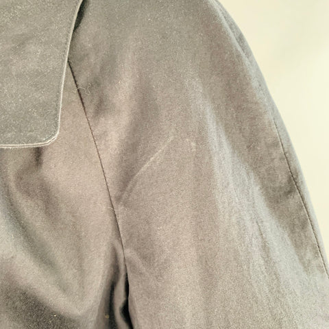 MARNI Size 2 Black Cotton Bishop Sleeve Zip Up Hooded Jacket