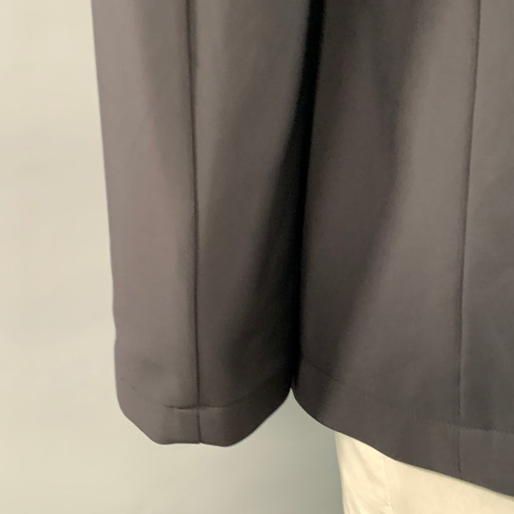 THEORY Size 44 Regular Clinton Black Polyamide Blend Notch Lapel Sport Coat