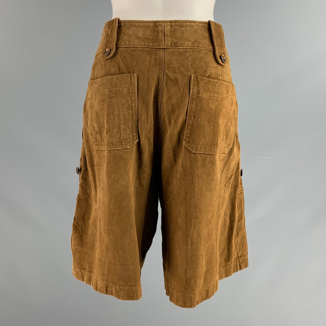 POLO de RALPH LAUREN Talla 6 Pantalones cortos cargo de ante marrón