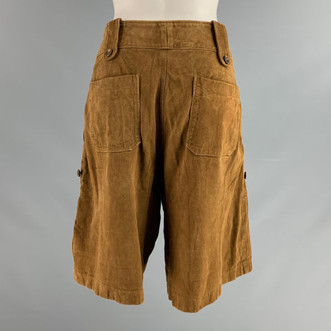 POLO par RALPH LAUREN Taille 6 Short cargo en daim marron