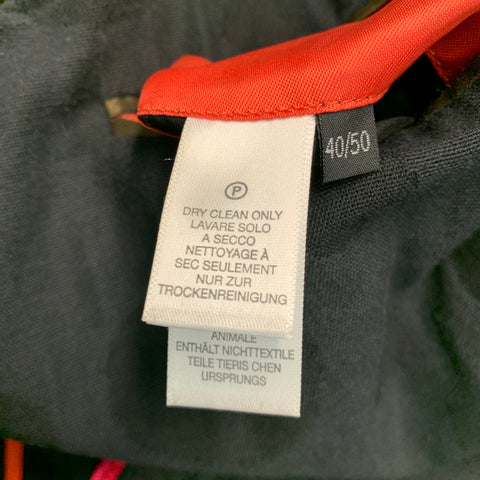 PS by PAUL SMITH Taille 40 Manteau de sport en viscose de coton à pois noirs