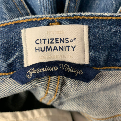 CITIZENS OF HUMANITY Size 27 Blue Cotton Jeans