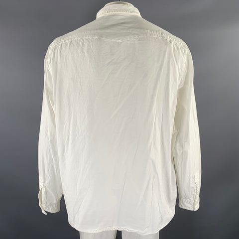 POLO by RALPH LAUREN Size XXL White Cotton Long Sleeve Shirt