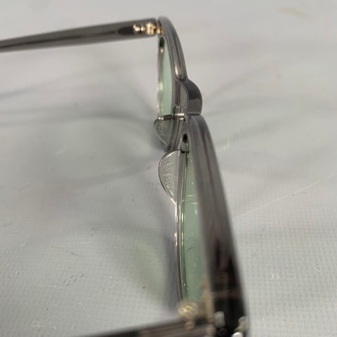 CULTURE BANK Grey Translucent Acetate Sunglasses