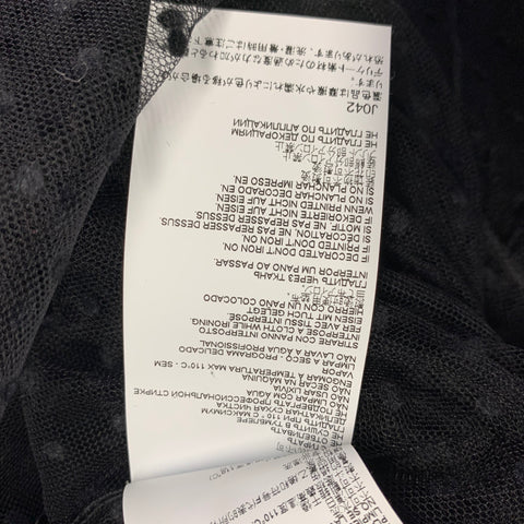 MAISON MARGIELA Size S Black Polyamide Blend Mesh Patch Pockets Shirt