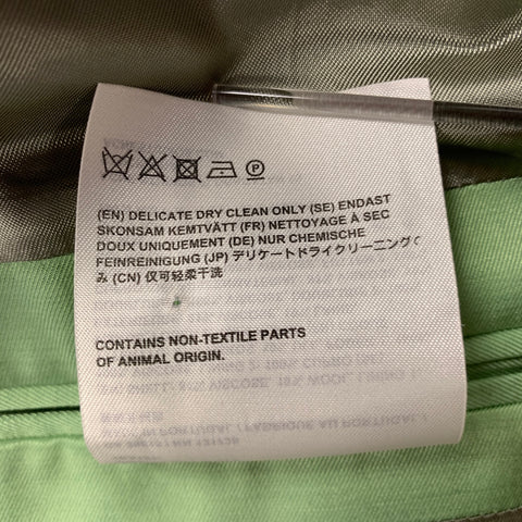 ACNE STUDIOS Size 42 Green Lime Viscose Blend Peak Lapel Sport Coat