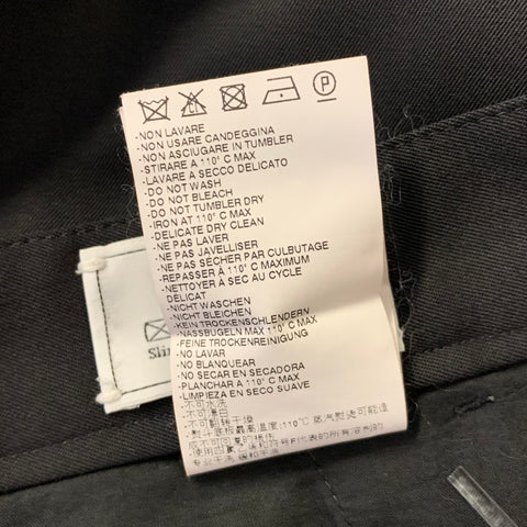 MAISON MARGIELA Size 36 Black Wool Dress Pants