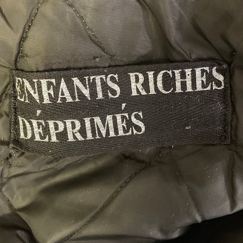 ENFANTS RICHES DEPRIMES ERD Size M Black Studded Leather Punk Biker Jacket