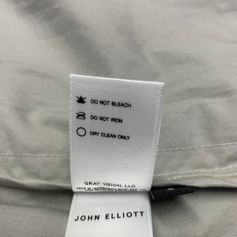 Blouson coupe-vent JOHN ELLIOTT Saison neuf taille L coton rayé gris noir