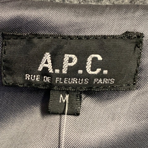 Cape croisée en sergé gris A.P.C. Taille M