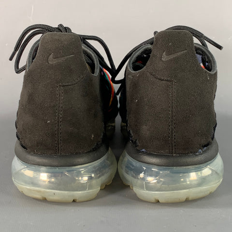 NIKE 2018 Size 11 VaporMax Inneva Rainbow Black Multi Color Woven Chunky Sole Sneakers