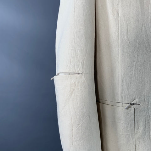 YOHJI YAMAMOTO Size L Beige Cotton Notch Lapel Suit